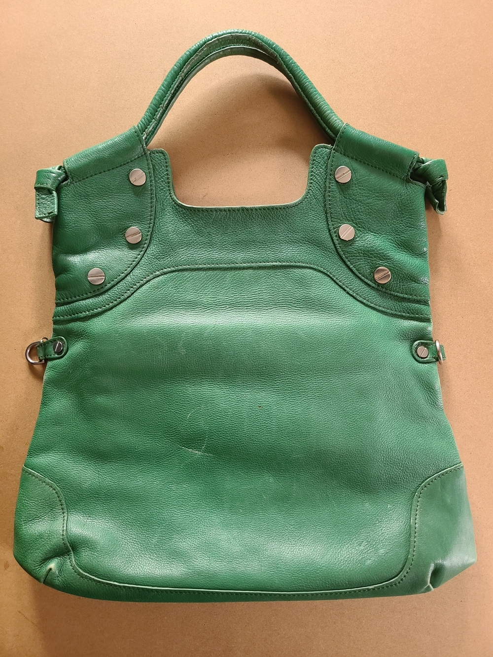 Foley + Corinna Green Leather Shoulder Tote - Picture 4 of 13